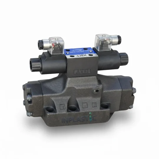 INPLASTIC | Válvula Direccional 4-3 Piloto por Solenoide Tam. 25